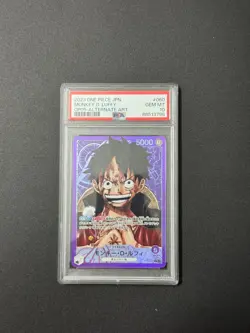 2023 One Piece JP Monkey D. Luffy Alt Art #060 OP05 PSA 10 - Image 1