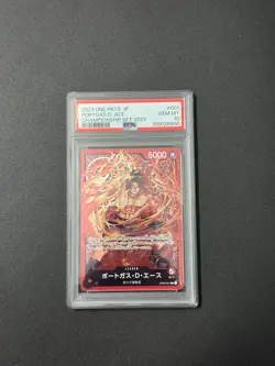 2023 One Piece JP Portgas D. Ace Championship Set #001 PSA 10 - Image 1