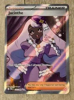 Pokemon TCG Card Jacinthe 110/088 Full Art Trainer Perfect Order NM/MINT - Image 1