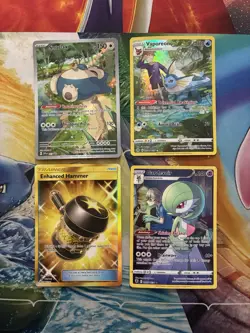 Pokemon Card Lot Full Art Alt Art Fire Snorlax Vaporeon - Image 1