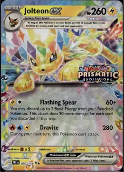 Jolteon ex 030/131 Holo Miscellaneous Cards & Products NM 5ban Graphics Pokemon - Image 1