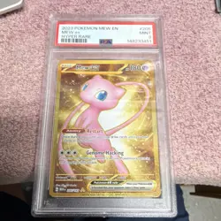 Pokemon Mew ex Hyper Rare Holo PSA 9 SV 151 205/165 English Card - Image 1