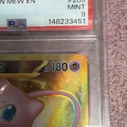 Pokemon Mew ex Hyper Rare Holo PSA 9 SV 151 205/165 English Card - Image 5