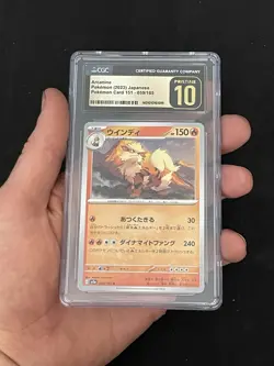 Arcanine 059/165: Pokemon Card 151 - CGC PRISTINE 10 - Japanese 2023 - Image 2