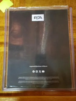 2024 PSA Promo Monkey D Luffy Sealed Magazine With Card Inside. RARE - Image 2