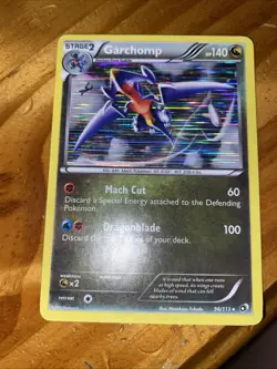 Pokemon Garchomp Holo Rare TCG Card 96/113 Legendary Treasures Series - Image 1