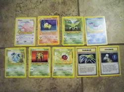 Pokemon TCG Neo Destiny Lot 8 Cards Commons Uncommons Scyther Mantine Sunkern - Image 1