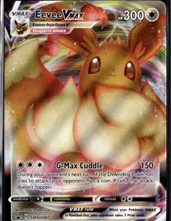 Eevee VMAX - SWSH087 - Pokemon Sword & Shield Promo Full Art Card NM - Image 1