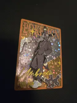 Pokemon Umbreon Holo Foil Pokemon Card #QR-002 Pokemon Mengka - Image 1