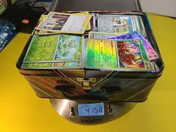4 Plus Lb Pokemon Cards Random Holos/Non Holos . Look At Pics - Image 1