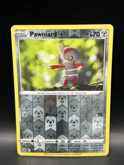 Reverse Holo Pawniard 092/159 - Pokemon Crown Zenith Card - NM - Image 1