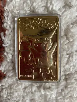 1999 burger king pokemon 23k gold cards pikachu - Image 3