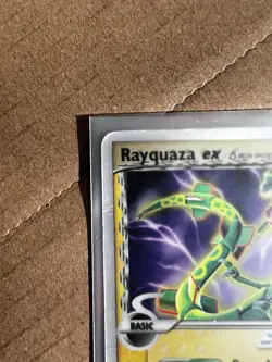 Pokemon Rayquaza EX Card 97/101 Ultra Rare Holo Ex Dragon Frontiers - Image 2