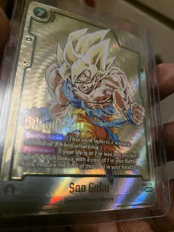 2025 Dragon Ball Z Super Card Fb05-119 Son Goku Secret Rare Alternate Art Meta - Image 4