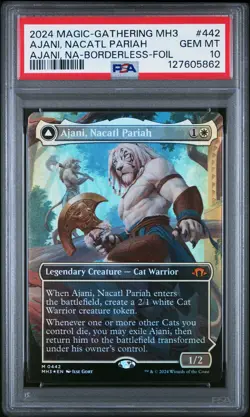 2024 MTG MODERN HORIZONS 3 AJANI, NACATL AVENGER/AJANI, NACATL PARIAH PSA 10 - Image 1