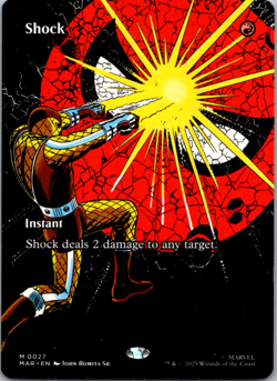 Shock (Borderless) Normal M Marvel Universe Eternal-Legal 27 NM - Image 1