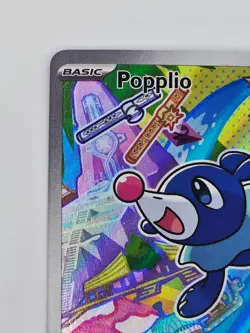 Popplio 045 Pokemon TCG Mega Evolution Promo Full Art Holo NM - Image 3