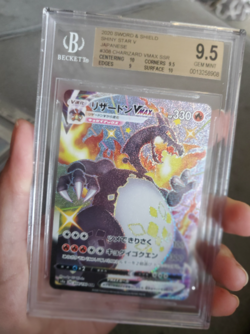 Pokemon 2020 Charizard VMAX 308/190 Shiny SSR Shiny Star V Japanese BGS 9.5 - Image 1