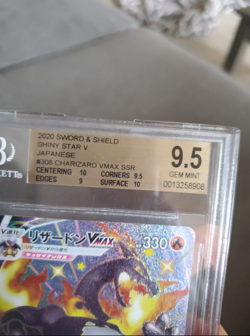 Pokemon 2020 Charizard VMAX 308/190 Shiny SSR Shiny Star V Japanese BGS 9.5 - Image 3