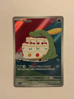 2024 Pokemon TCG Gulpin 154/142 Sv07: Stellar Crown Holo NM Clean - Image 1