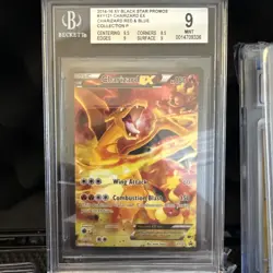 2014-16 Pokemon Charizard #XY121 Red And Blue Collection BGS 9 Black Star Promo - Image 1