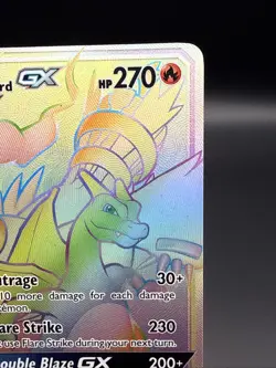 Reshiram & Charizard GX 217/214 Unbroken Bonds Secret Rare Full Art Holo Pokemon - Image 5