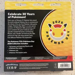 (Sealed) Pokemon TCG Day 2026 Collection 30th Anniversary Pikachu Box - Image 2