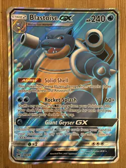 Oversized Blastoise GX Black Star Sun & Moon Jumbo Promo SM189 - Pokemon - DMG - Image 1