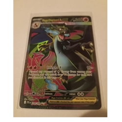 Pokemon TCG Mega Charizard X EX 109/108 Secret Rare Full Art Holo - Image 1