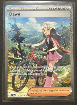 Pokemon Dawn Full Art Trainer-Supporter 129/094 Phantasmal Flames SIR - Image 1