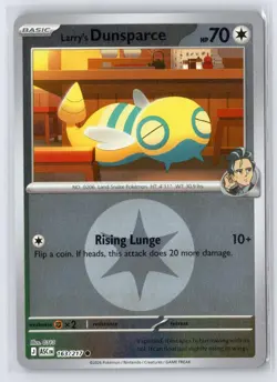 Larry's Dunsparce (Energy Pattern) 163/217 Ascended Heroes Reverse Holo NM - Image 1
