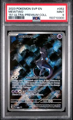 2023 POKEMON SVP 151 ULTRA-PREMIUM COLLECTION #052 MEWTWO PSA 9 - Image 1
