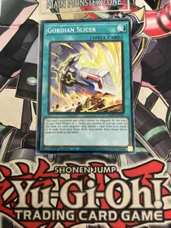Gordian Slicer Secret Rare 1st Edition ALIN-EN066 Yugioh - Image 1