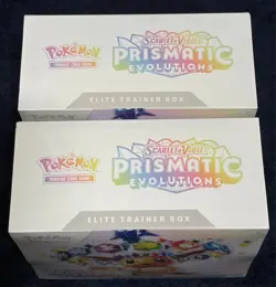 Pokemon Prismatic Evolutions Elite Trainer Box x2, New & Sealed - Image 3