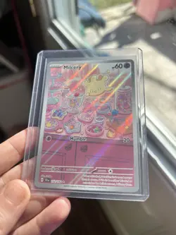 Pokemon TCG Milcery 152/142 Stellar Crown Illustration - Image 2