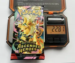 HEAVY 22.81g Ascended Heroes Booster Pack | Pokemon | GOD PACK WEIGHT!U - Image 1