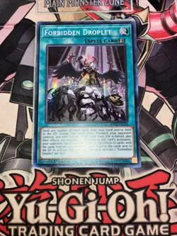 Forbidden Droplet Prismatic Secret Rare MP22-EN254 Yugioh - Image 1