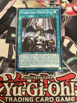 Forbidden Droplet Prismatic Secret Rare MP22-EN254 Yugioh - Image 2
