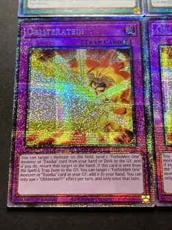 3x Millennium Ankh + 3x Obliterate!!! | NM | 1st Ed | Starlight Rares | YuGiOh! - Image 3