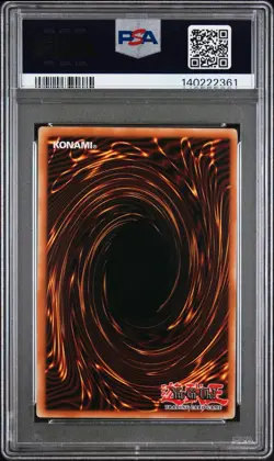 2007 Yu-Gi-Oh! Elemental Hero Chaos Neos GLAS Unlimited Ghost Rare PSA 9 - Image 2