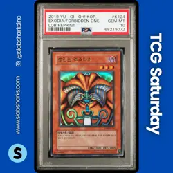 2019 YU-GI-OH! KOREAN L.O.B. REPRINT #LOB-K124 EOXIA THE FORBIDDEN ONE PSA 10 - Image 1
