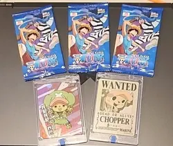 🔥One Piece 3 Pack Lot+ 2 TONY TONY CHOPPER SUPER RARE w/hard case FREE SHIPPING - Image 4