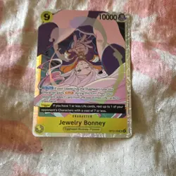 Namco One Piece CCG Jewelry Bonney OP13-108 Carrying On His Will Foil SR 10000 … - Image 1