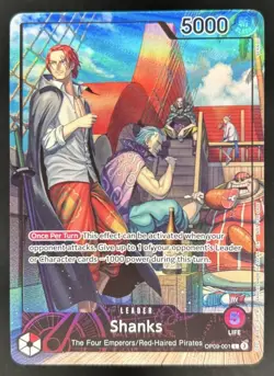 2024 One Piece Emperors in the New World Shanks Leader #OP09-001 - Image 1