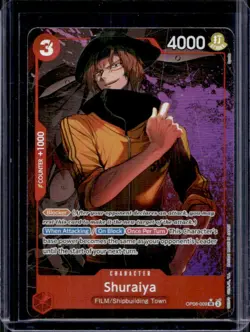 2024 One Piece Wings of The Captain Shuraiya Super Rare Alt Art #OP06-009 - Image 1