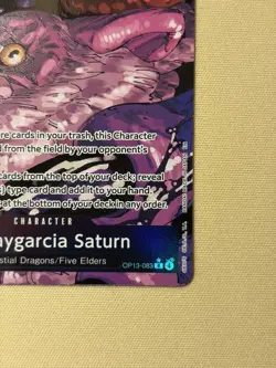 St. Jaygarcia Saturn (Alternate Art) OP13-083 One Piece Foil NM - Image 5