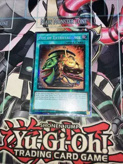 Pot Of Extravagance Prismatic Collector’s Rare 1st Edition RA01-EN059 Yugioh - Image 1
