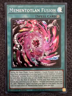 Yugioh Mementotlan Fusion MP25-EN073 Prismatic Secret Rare 1st Edition NM - Image 1