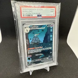 2024 POKEMON SFA EN-SHROUDED FABLE 069 DUSCLOPS ILLUSTRATION RARE PSA 9 - Image 1