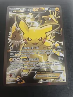 Carte Pokemon Promo XY124 Pikachu EX JUMBO - FR - Image 1